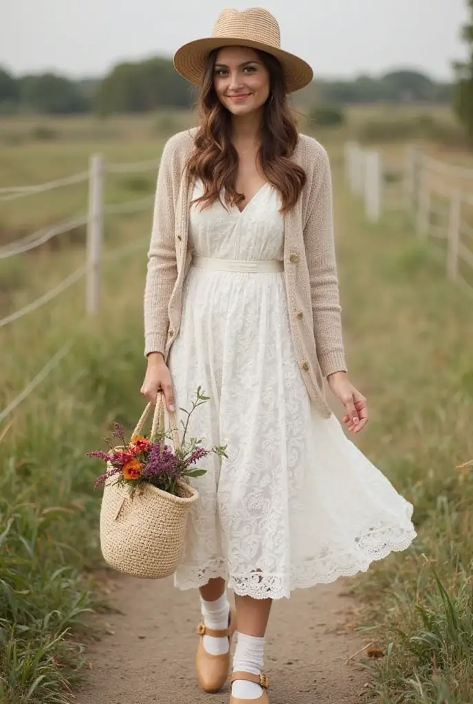  Cottagecore: Soft Dresses + Nature-Inspired Layers