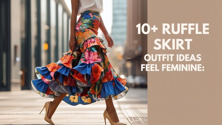 10+ Gorgeous Ruffle Skirt Outfit Ideas That Turn Heads