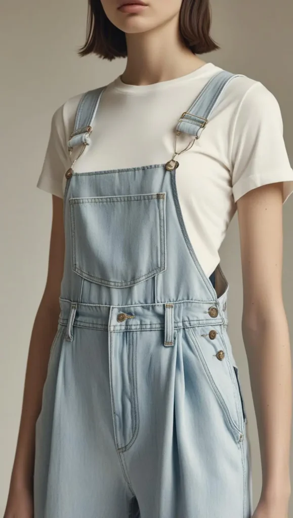 Basic Tee + Overalls