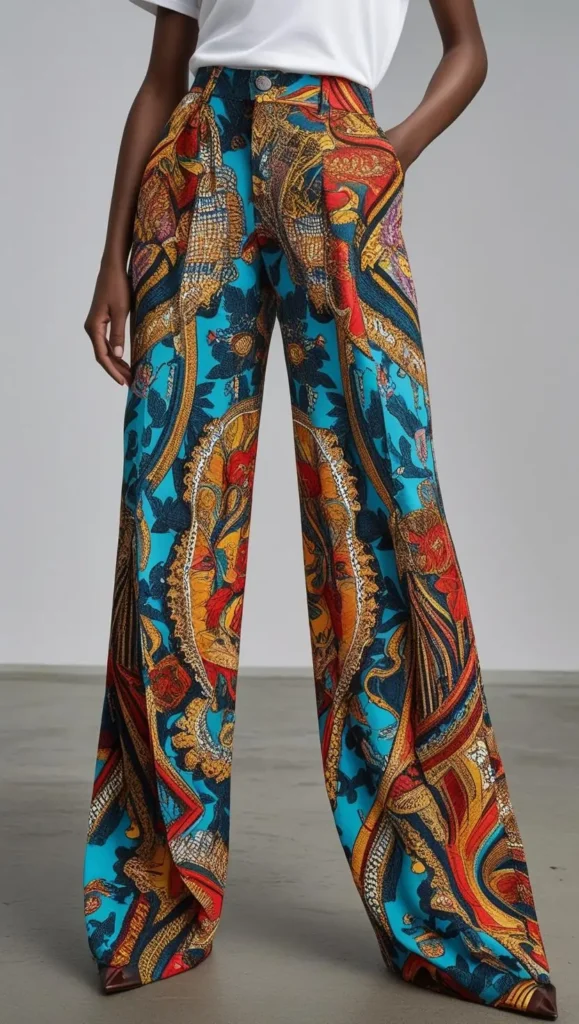  Basic Tee + Printed Pants