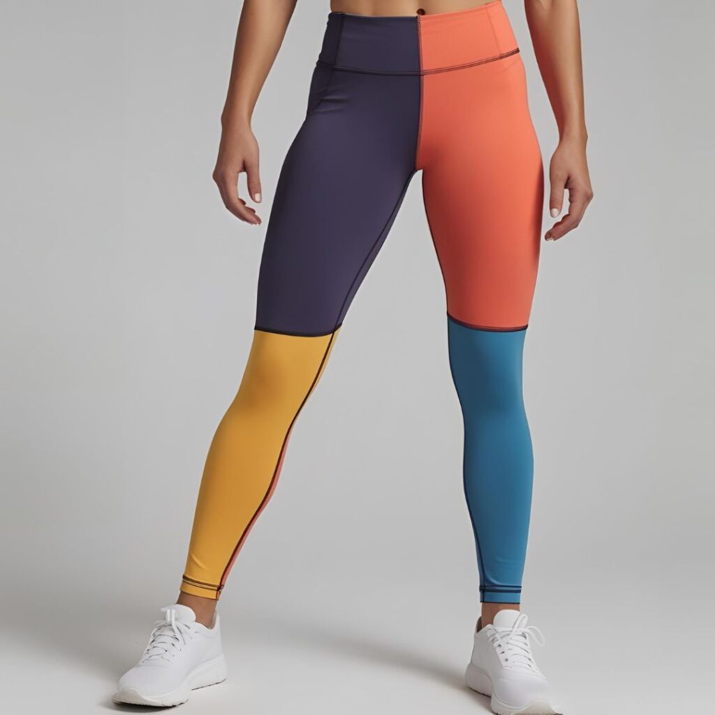 4. Color Block Leggings + Tank Top