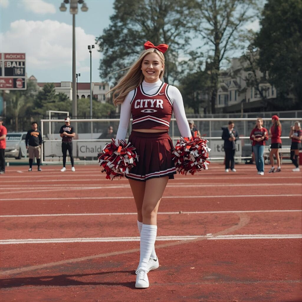 13. Cheerleader-Inspired Outfit