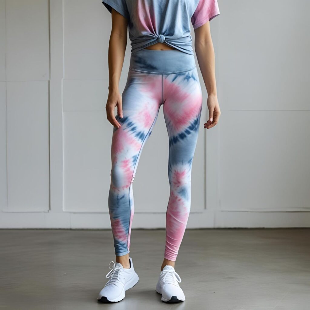 6. Tie-Dye Leggings + Oversized Tee