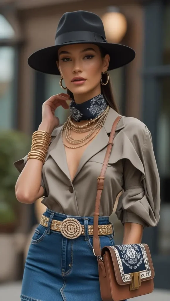 Accessorizing Your Mini Jean Skirt Outfit