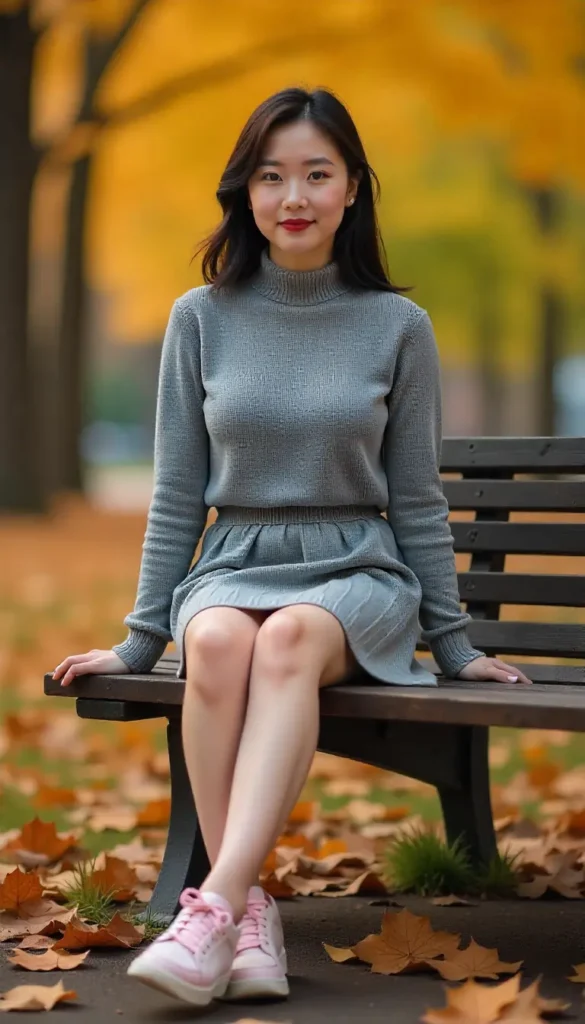  Knit Skirt Set + Sneaker