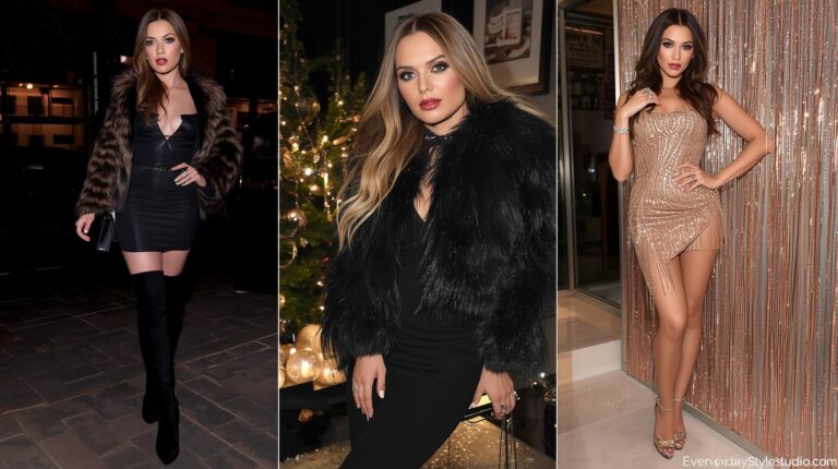 Stylish outfits for glamorous occasions.