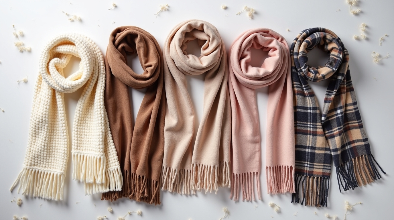 Trendy scarves under $20 for winter budget friendly
