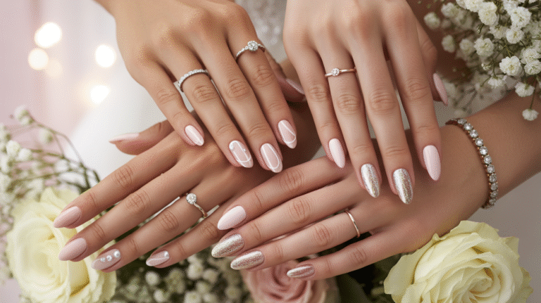 15 Wedding Nail Ideas Brides & Bridesmaids: Gorgeous Elite
