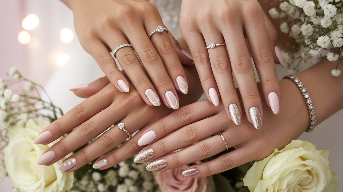15 Wedding Nail Ideas Brides & Bridesmaids: Gorgeous Elite