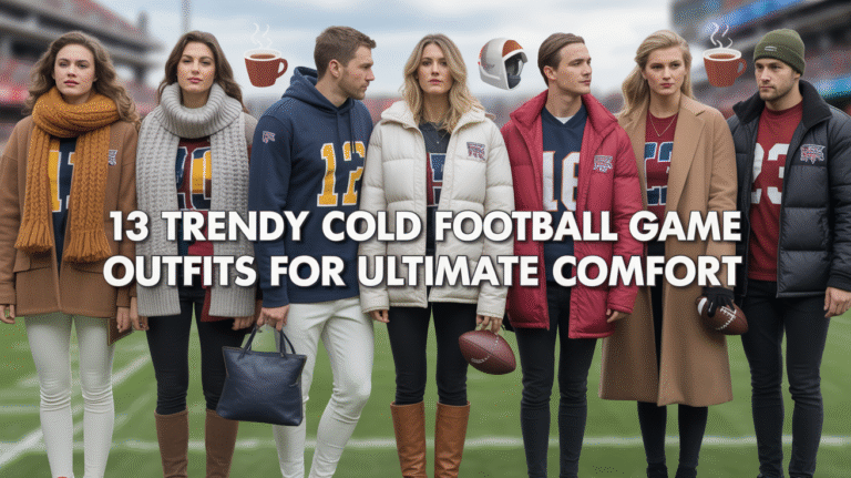 13 Trendy Cold Football Game Outfits for Ultimate Comfort
