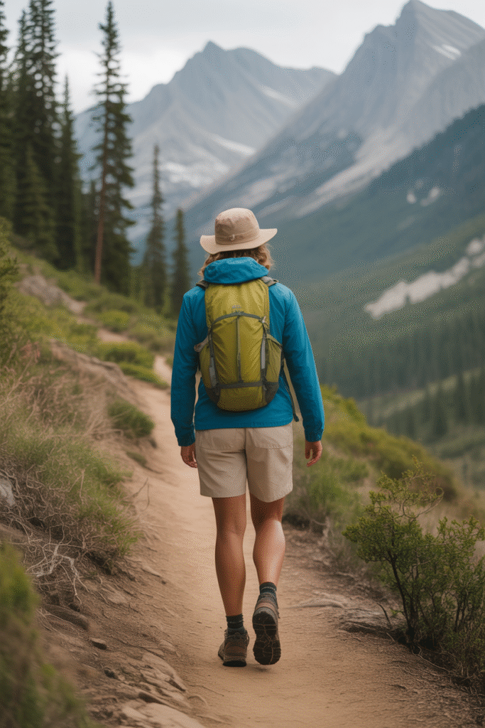 Breathable hiking hats and caps outdoors.
