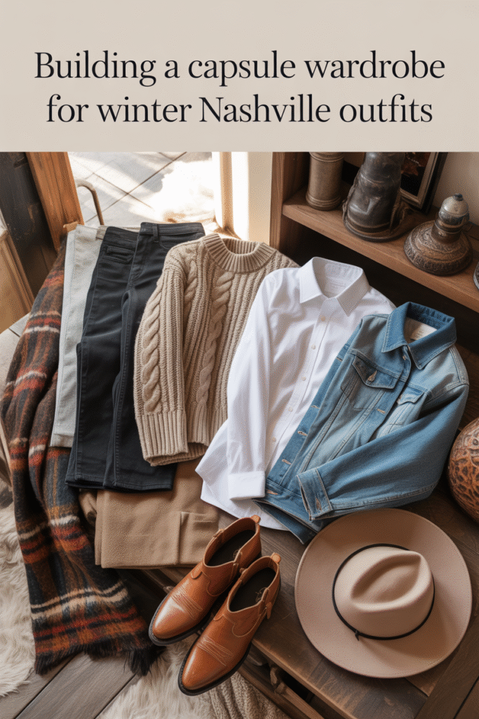 Building a Capsule Wardrobe for Winter Nashville Outfits
