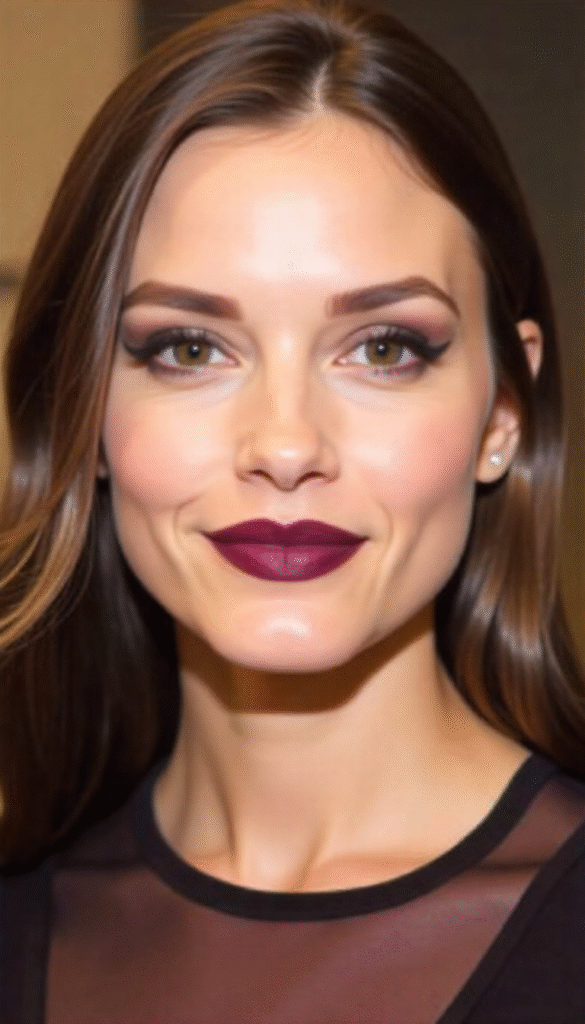 The “Moody Plum” Look