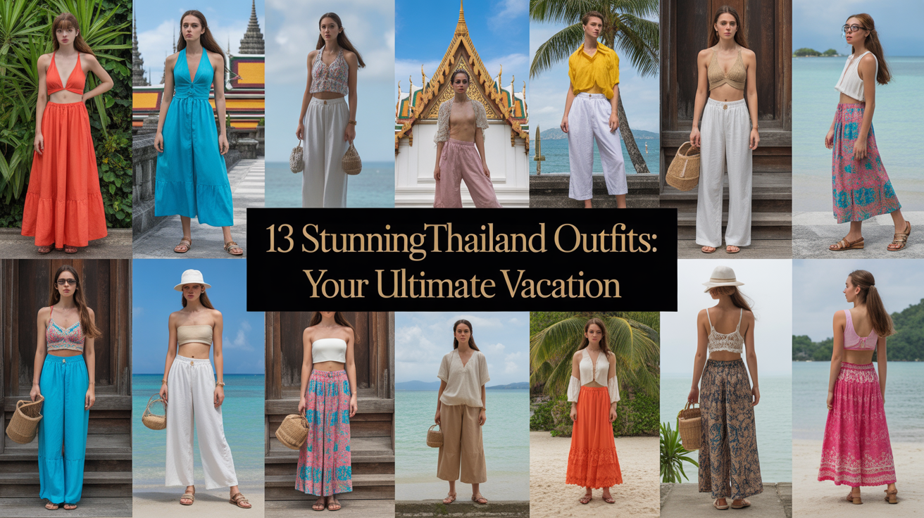 13 Stunning Thailand Outfits: Your Ultimate Vacation Style