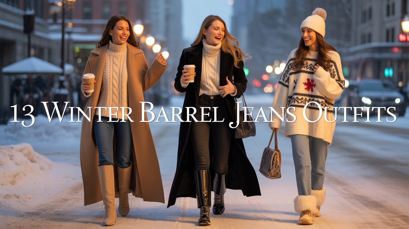 13 Winter Barrel Jeans Outfits That Instantly Slay 2025