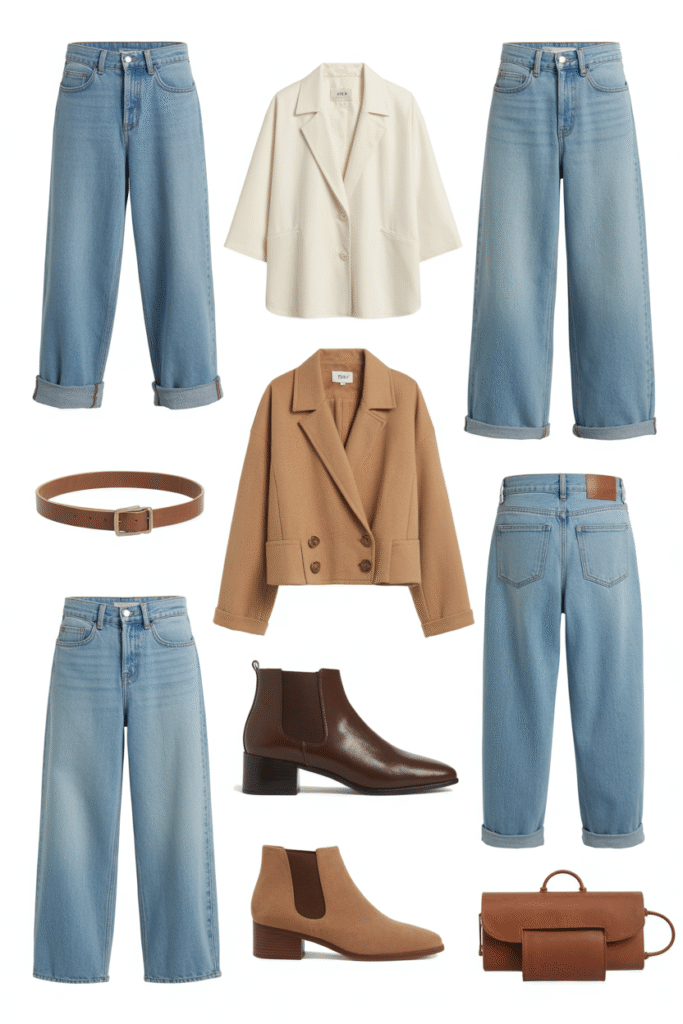 Ultimate styling tips for barrel jeans – how to tuck, cuff, and balance proportions