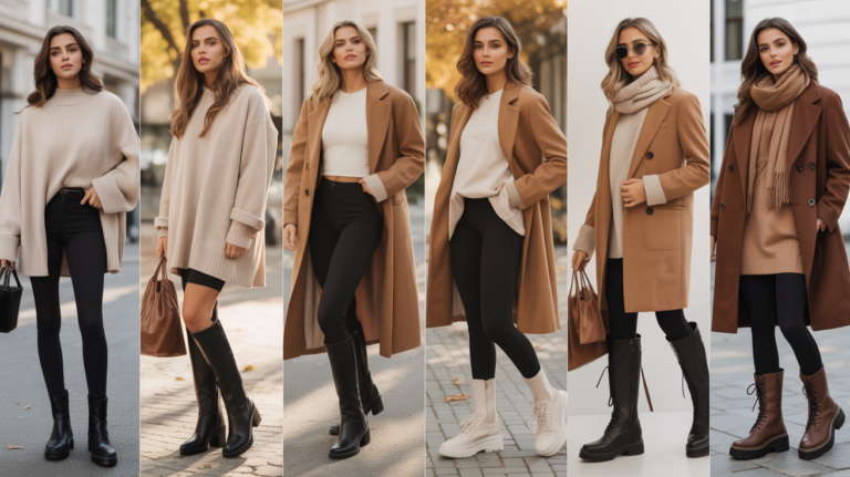 6 Cute Leggings and Boots Outfits You’ll Wear on Repeat