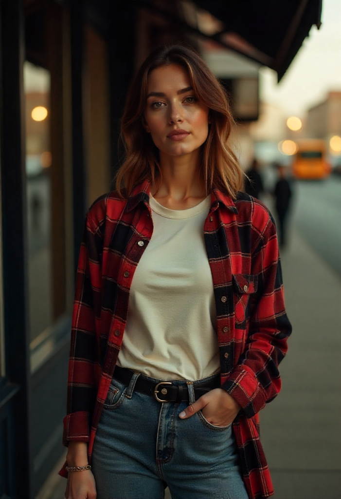 The Flannel Shirt: The Grunge Classic