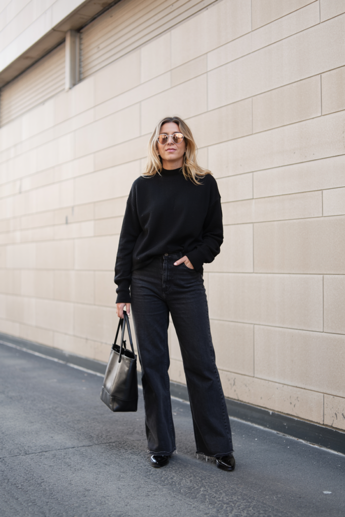 . The Monochrome Mock Neck