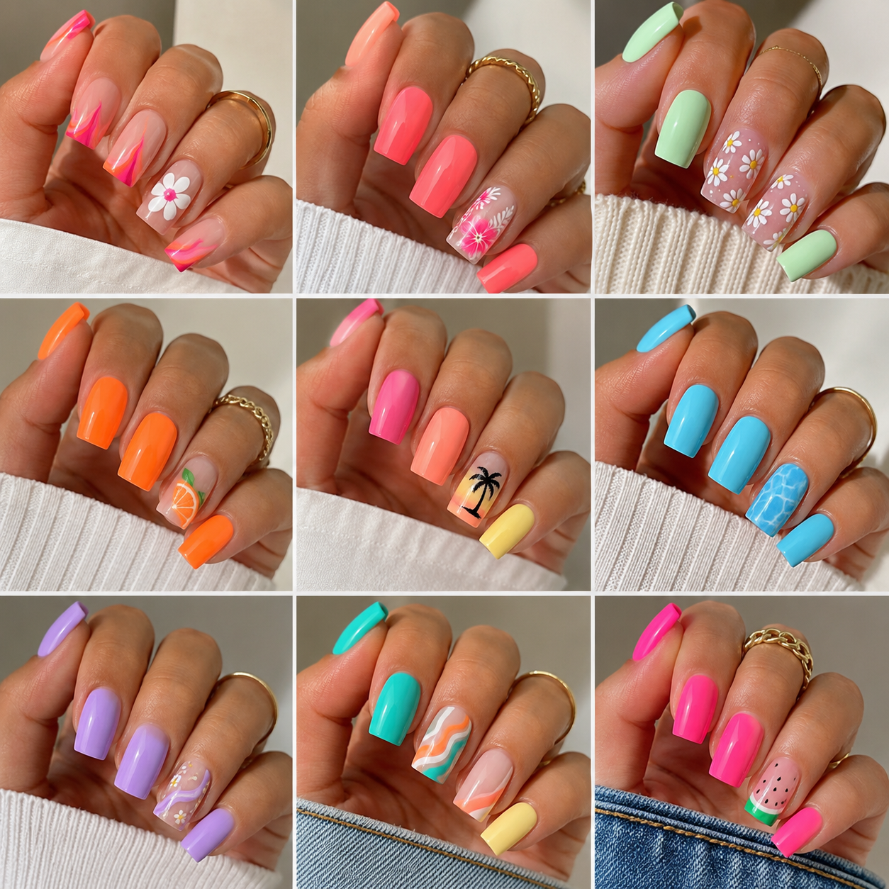 Summer Nails Square