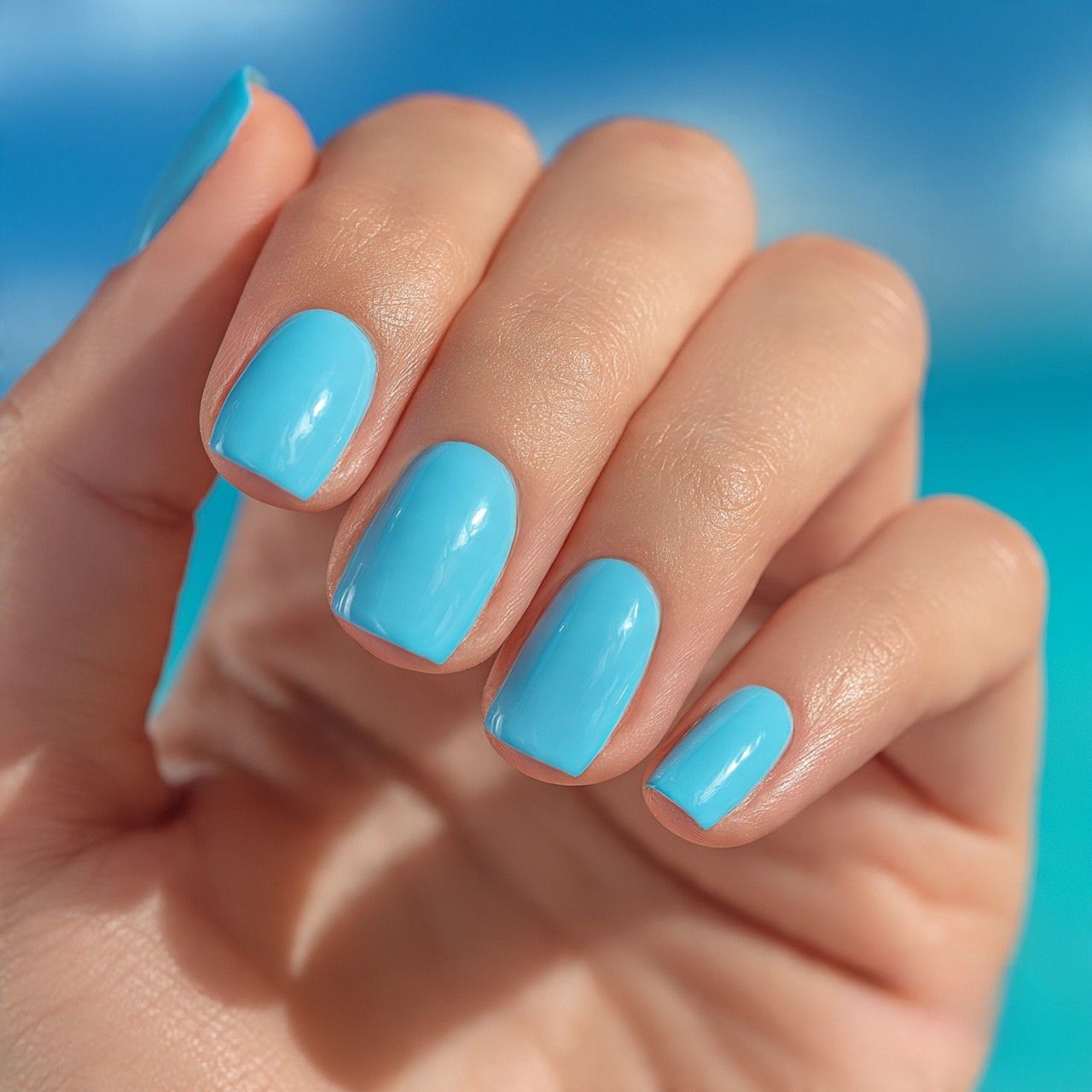 Summer Nails Blue