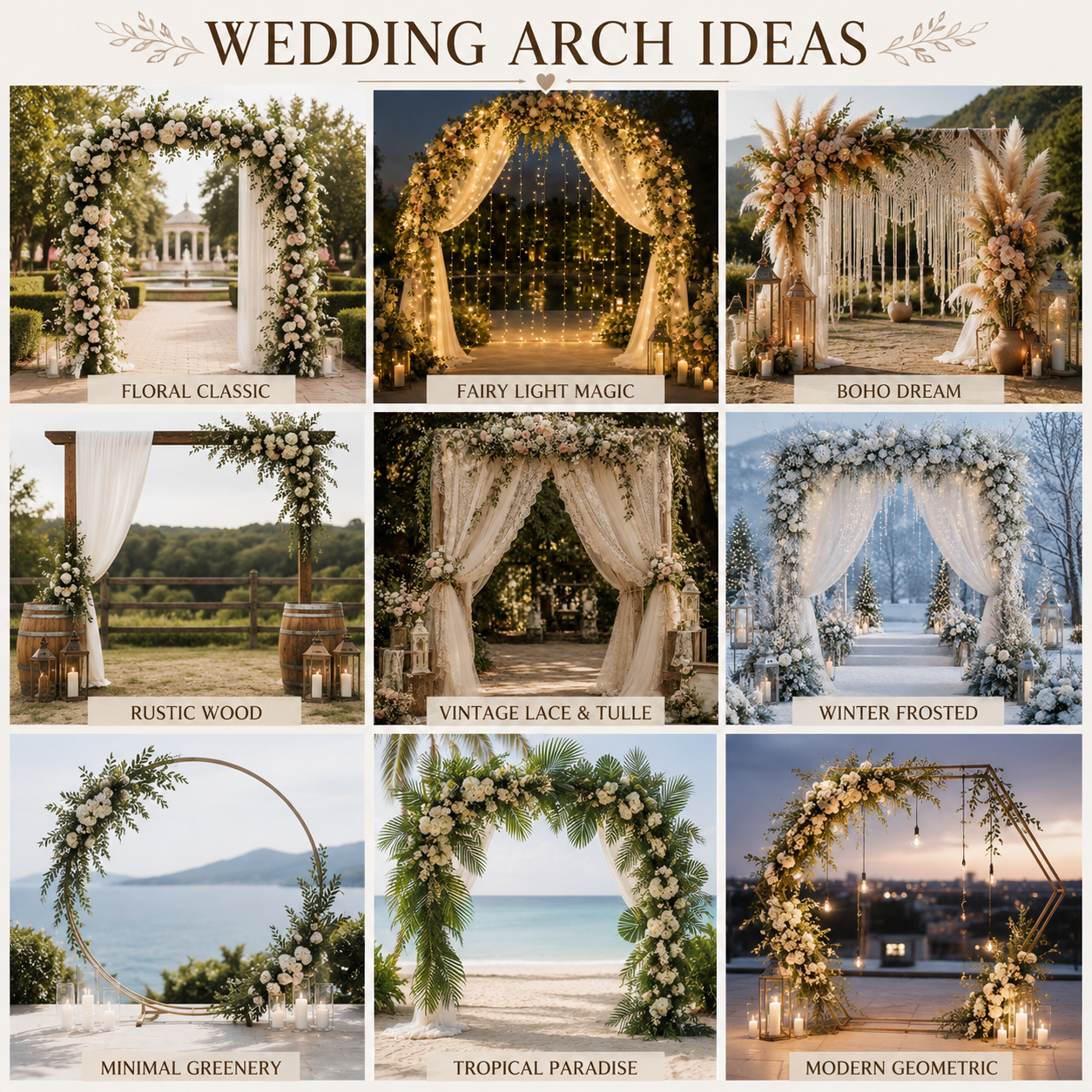 Wedding Arch Ideas