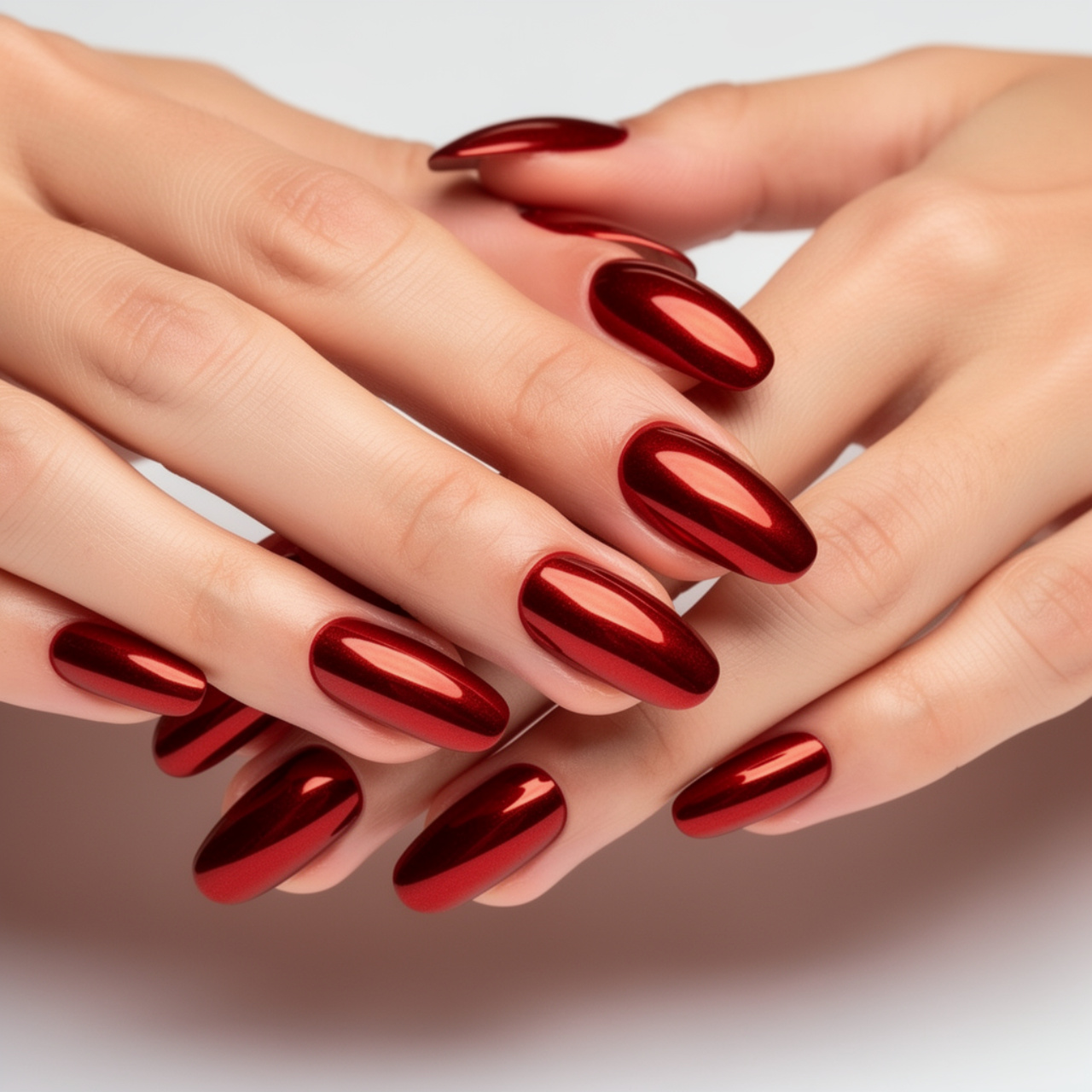 Red Chrome Nails