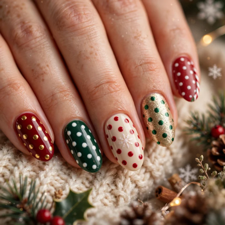 Polka Dot Nails