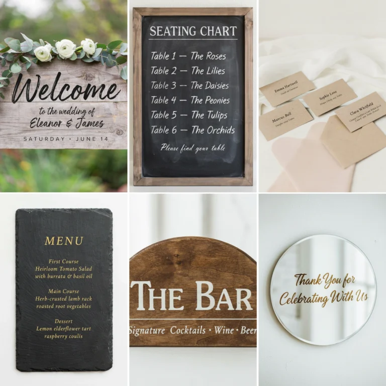 Wedding Signage