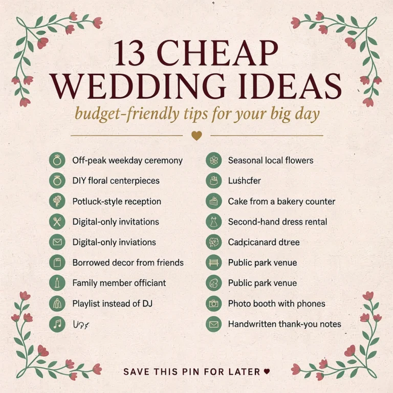 Cheap Wedding Ideas