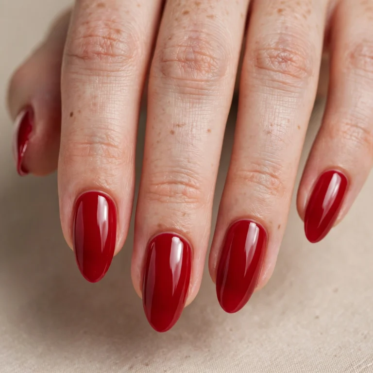 Red Gel Nails
