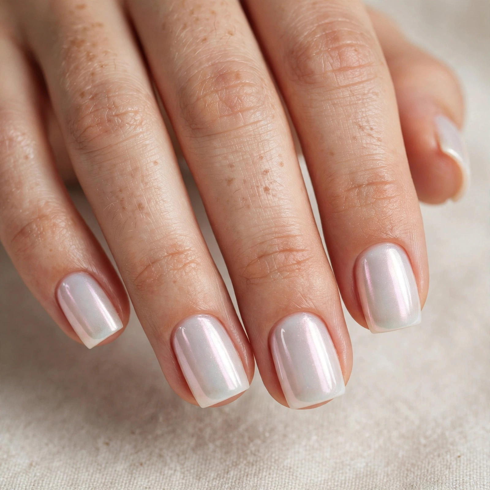 Short Square Acrylic Nails