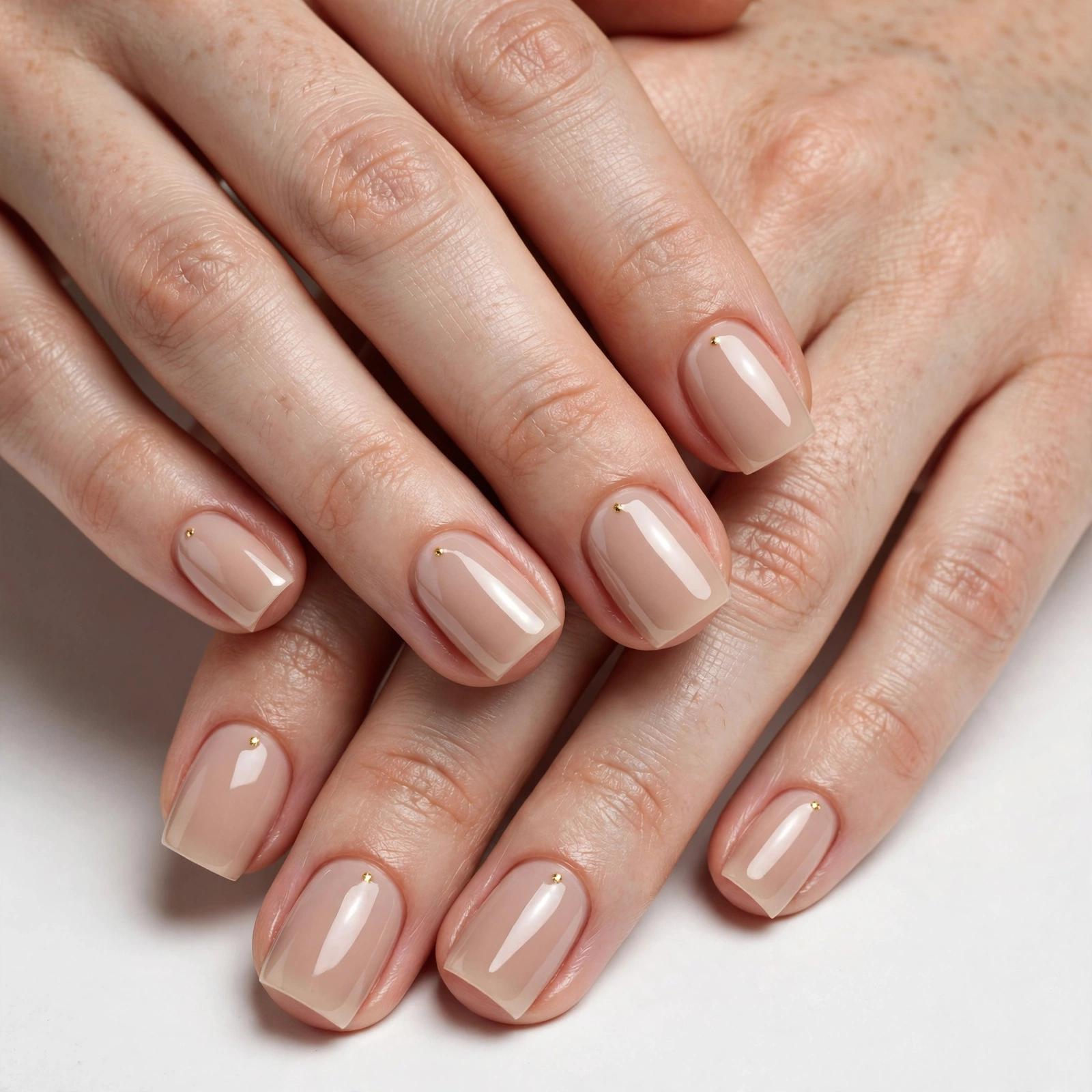 Short Square Acrylic Nails