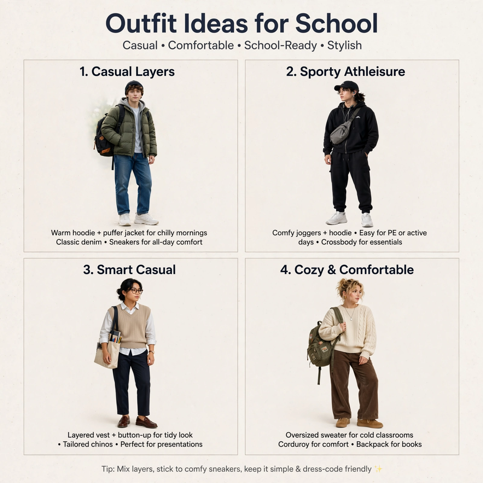 Outfit Ideas for School
