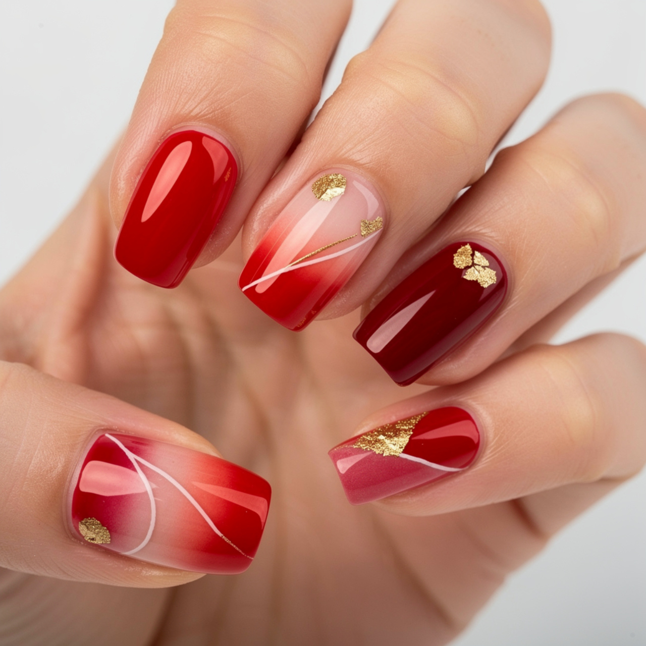 Red Short Nails Ideas