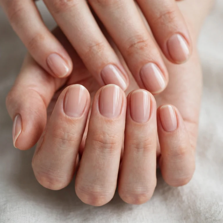 Short Oval Nails