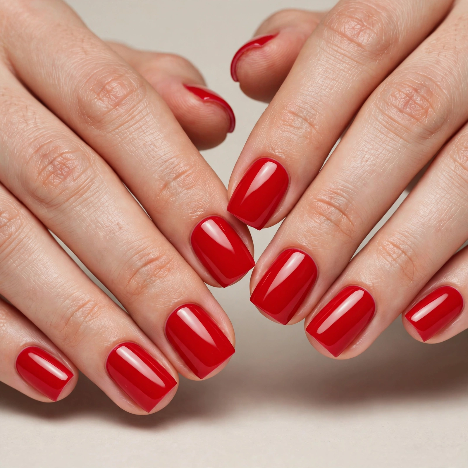 Red Square Nails