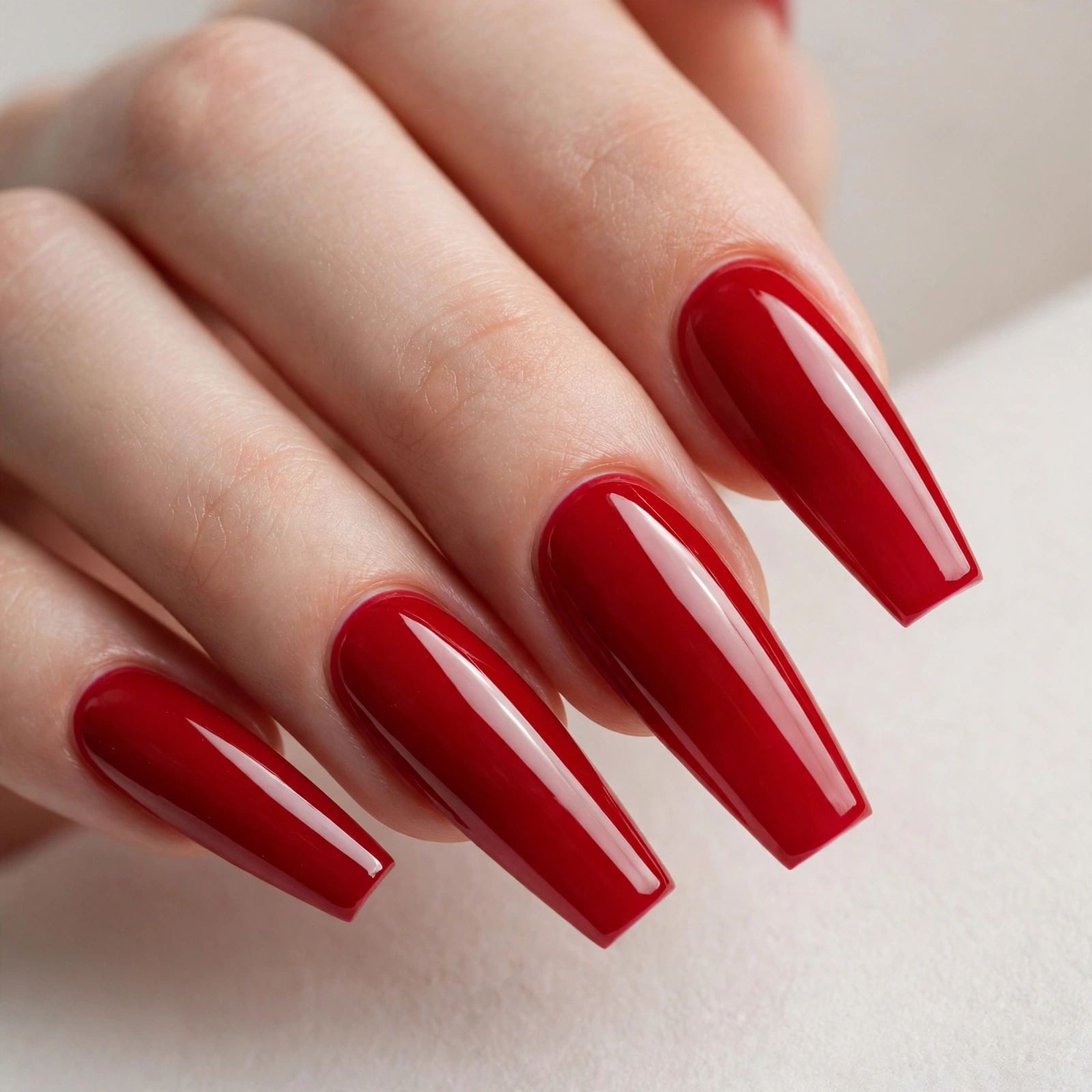  Red Coffin Nails
