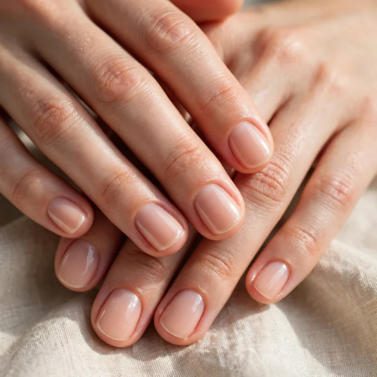 Short Round Nails
