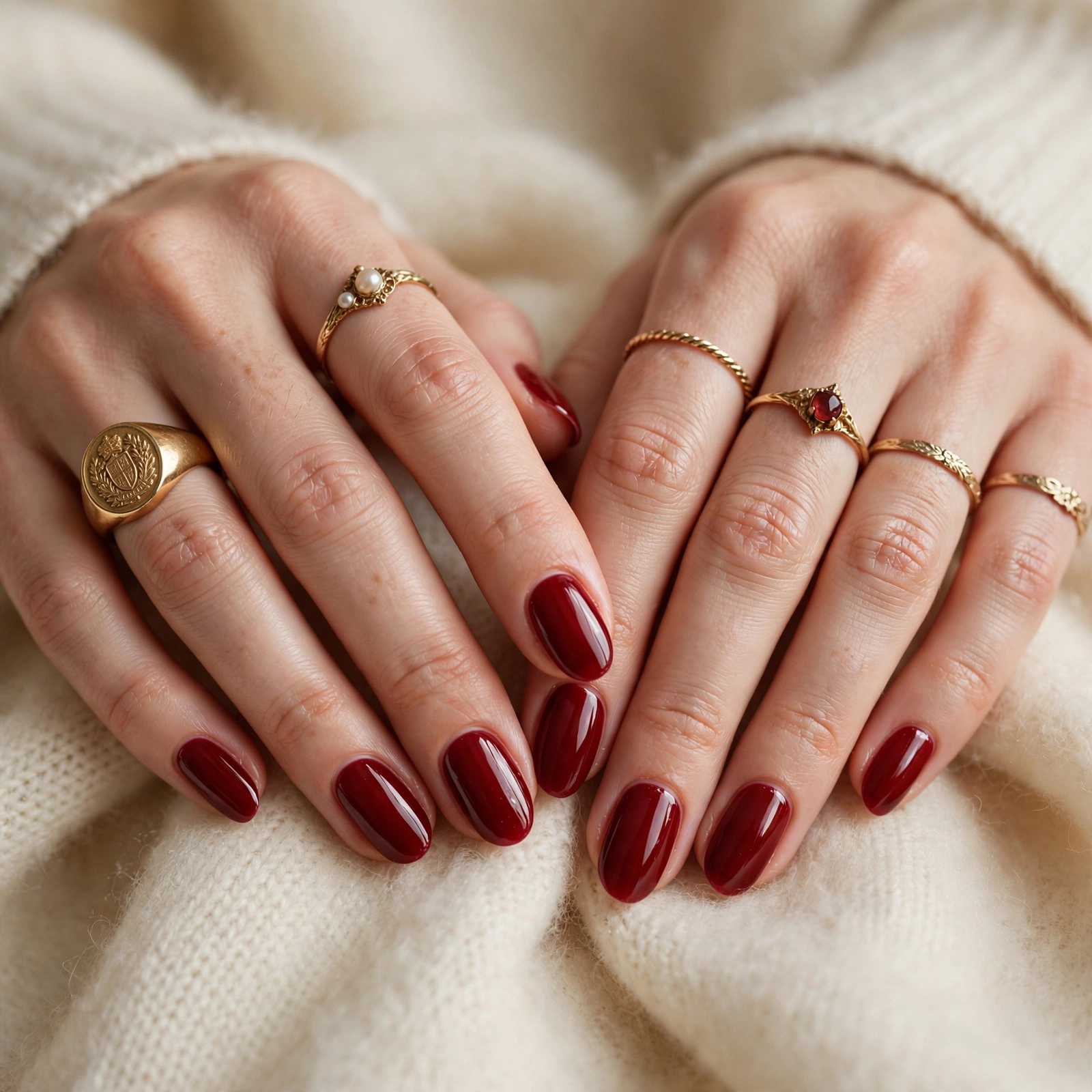Red Nails Aesthetic