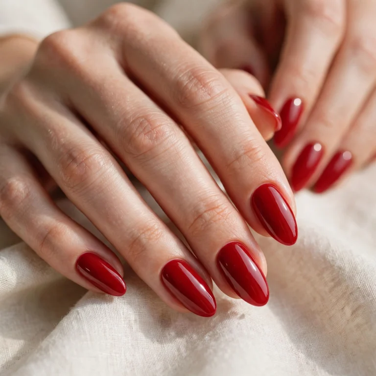 Red Nails Aesthetic